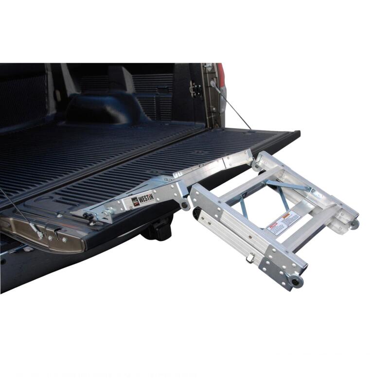 WES Truck-Pal Tailgate Ladder - Westin Truck-Pal Tailgate Ladder - Aluminum