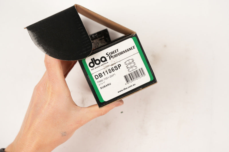DBA SP Performance Brake Pads - DBA 1998 Subaru Impreza RS Sedan SP Performance Rear Brake Pads
