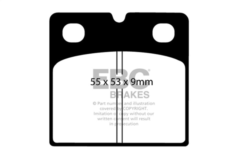 EBC Ultimax2 Brake Pad Sets - EBC 04-12 Aston Martin DB9 Parking Brake Ultimax2 Rear Brake Pads