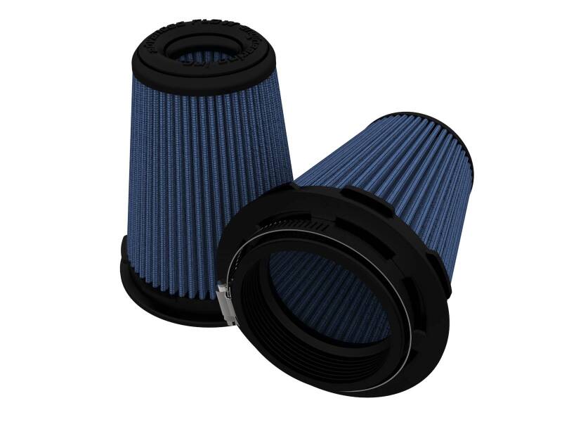 AFE Universal Pro-5 R Filter - aFe Magnum FLOW Pro 5R Air Filters 3.5in F x 5in B x 3.5in T (Inverted) x 6in H (Pair)