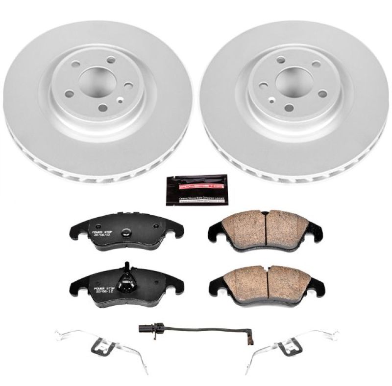 PSB Z23 Evolution Coated Kit - Power Stop 10-11 Audi S4 Front Z23 Evolution Sport Coated Brake Kit