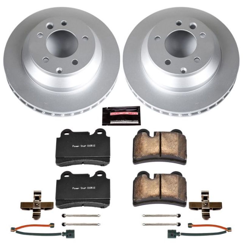 PSB Z23 Evolution Coated Kit - Power Stop 2006 Volkswagen Touareg Rear Z23 Evolution Sport Coated Brake Kit