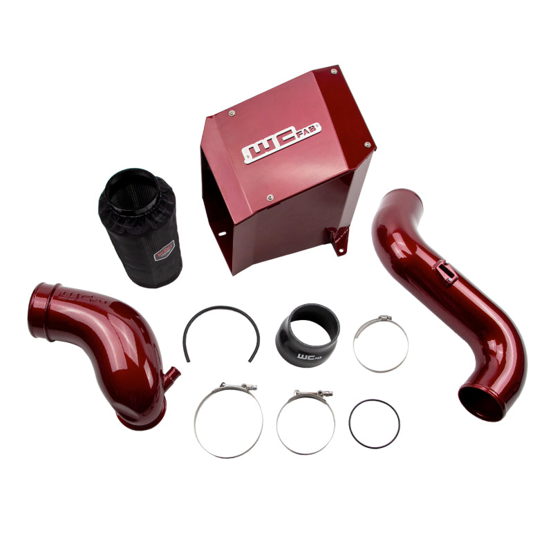WCF Intake Kit - Stage 2 - Wehrli 07.5-10 Chevrolet Duramax LMM 4in Intake Kit Stage 2 - WCFab Red