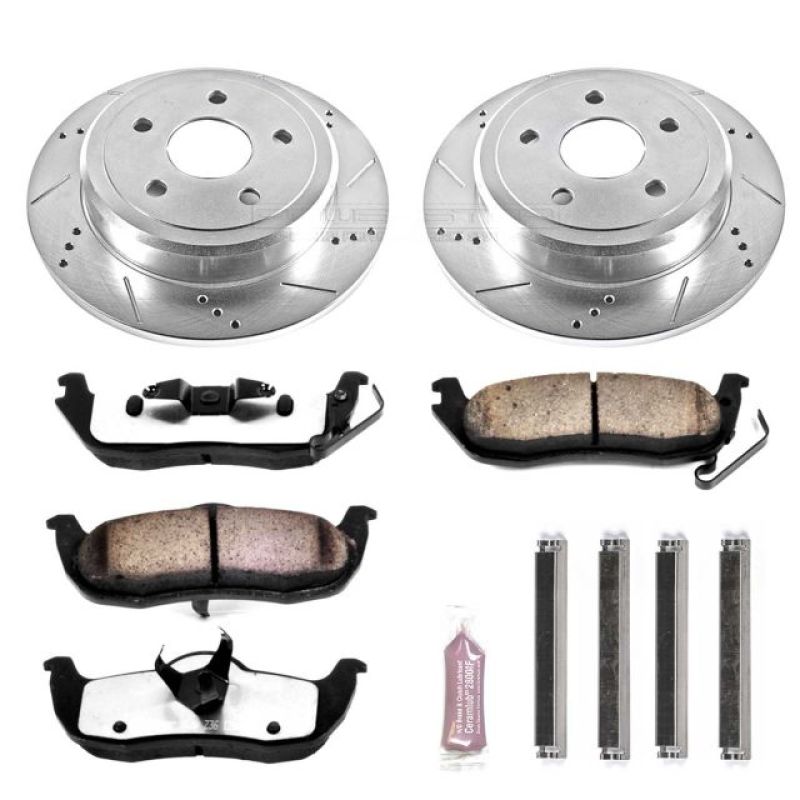 PSB Z36 Truck & Tow Kit - Power Stop 06-10 Jeep Commander Rear Z36 Truck & Tow Brake Kit