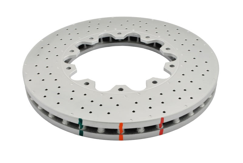 DBA 5000 Series Drilled Rotors - DBA 08-09 Mercedes-Benz CLK63 AMG Black Series Front 5000 Series Cross Drilled Rotor