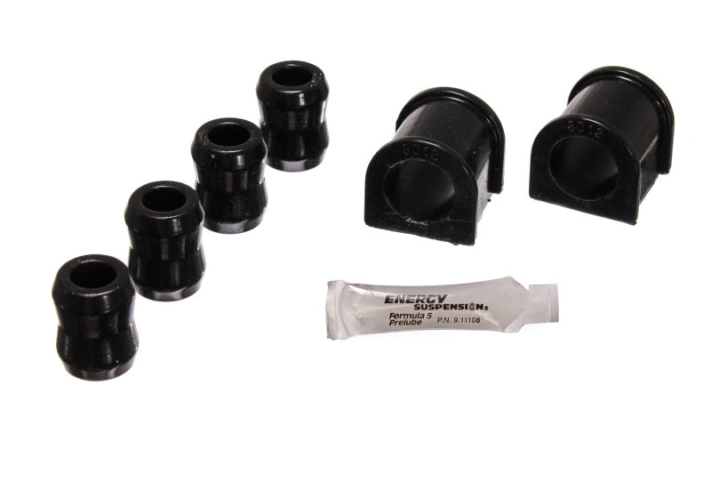 ES Sway Bar Bushings - Black - Energy Suspension 87-96 Jeep Wrangler YJ Blk Front 1-1/8in Sway Bar Bushing Set w/End Link Bushings