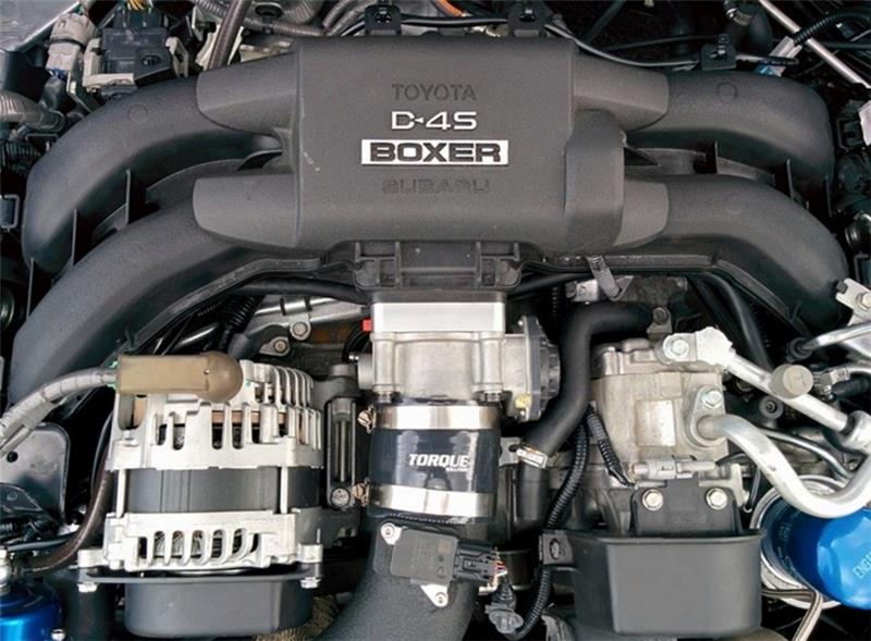 TQS TB Spacer - Silver - Torque Solution Throttle Body Spacer 2013+ Subaru BRZ/Scion FR-S - Silver