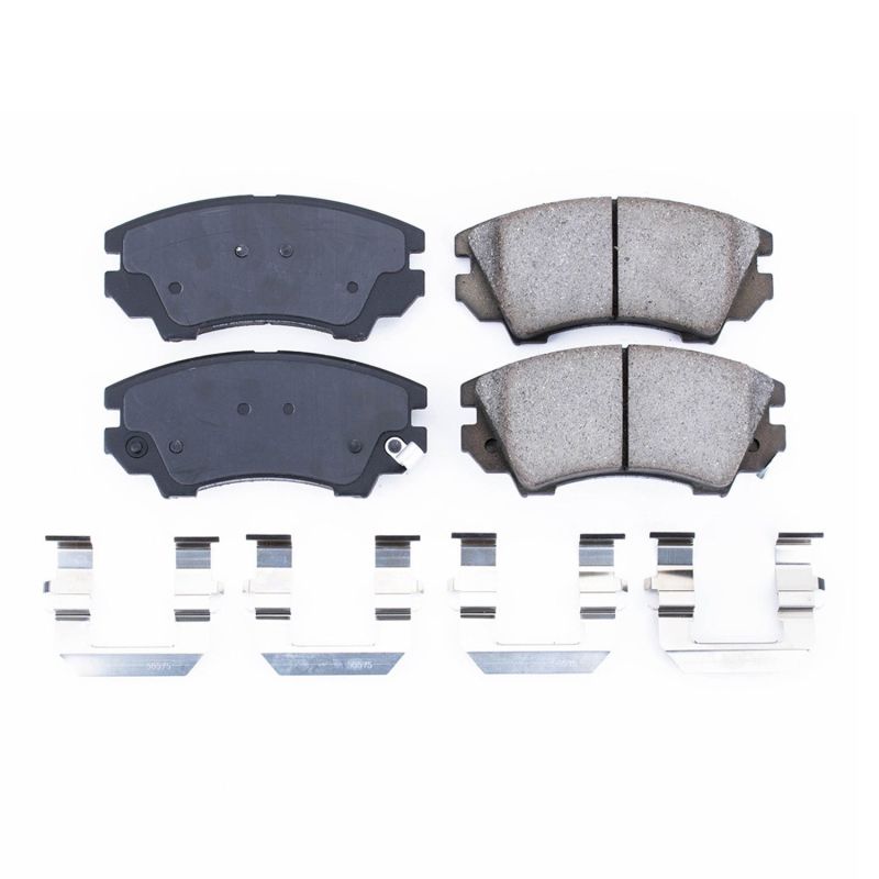 PSB Z17 Evolution Brake Pads - Power Stop 2017 Buick Regal Front Z17 Evolution Ceramic Brake Pads w/Hardware