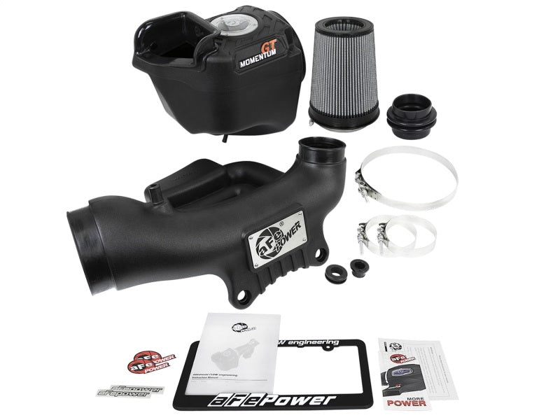 AFE Momentum GT Cold Air Intakes - aFe Momentum GT Pro DRY S Cold Air Intake System 12-18 Jeep Wrangler JK V6 3.6L