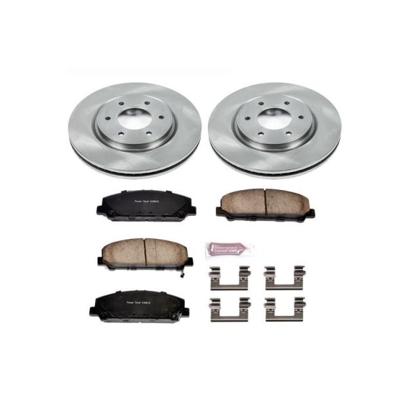 PSB Autospecialty Kit - Power Stop 12-15 Nissan Armada Front Autospecialty Brake Kit