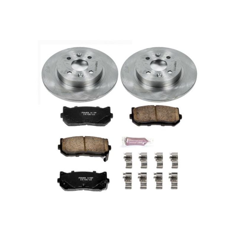 PSB Autospecialty Kit - Power Stop 98-01 Kia Sephia Rear Autospecialty Brake Kit