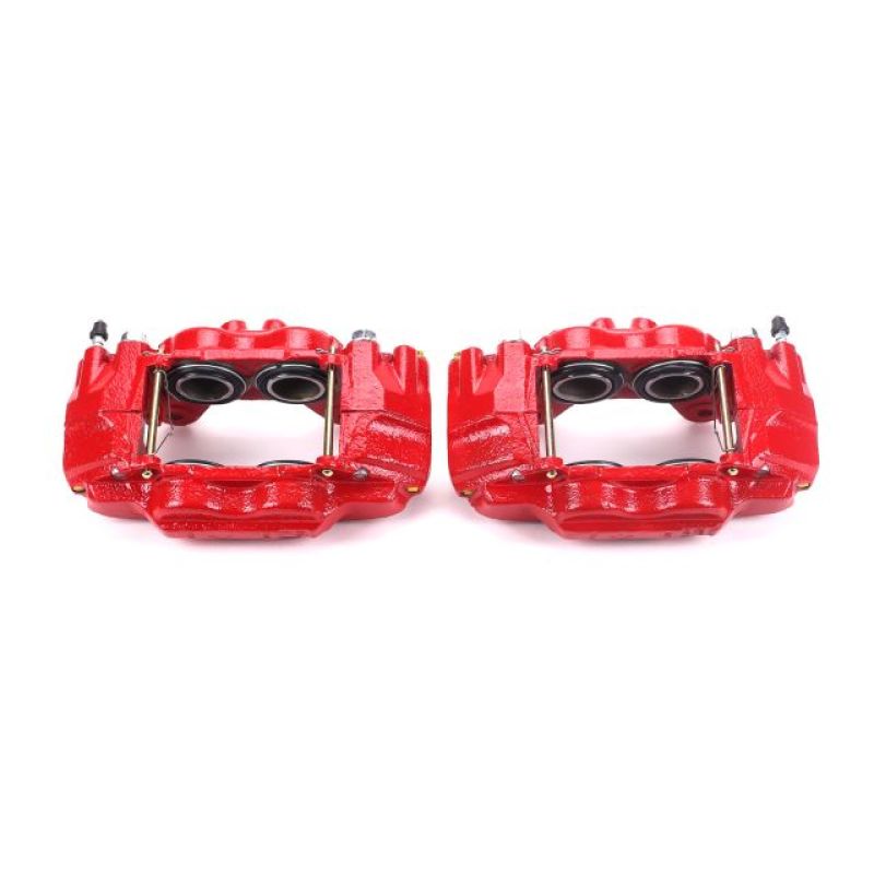 PSB Red Calipers - Power Stop 03-09 Lexus GX470 Front Red Calipers w/o Brackets - Pair