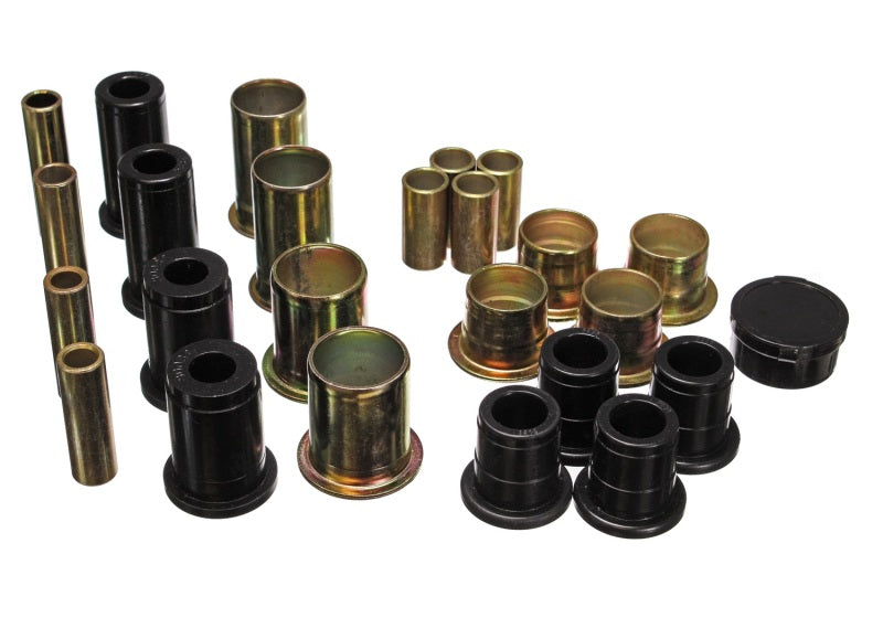 ES Cntrl Arm Bushings - Black - Energy Suspension 82-04 Ford Blazer/S10/S15 PickUp 2WD Black Front Control Arm Bushing Set
