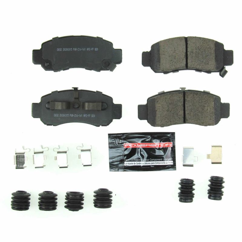PSB Z23 Evolution Brake Pads - Power Stop 00-06 Honda Insight Front Z23 Evolution Sport Brake Pads w/Hardware