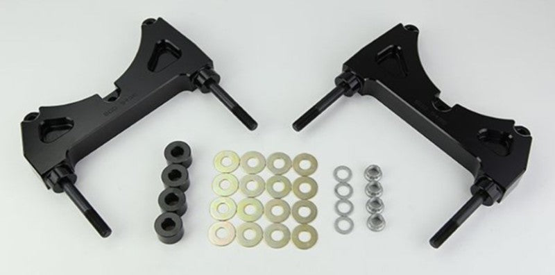 WIL Caliper Brackets - Wilwood Brackets (2) - w/Mounting Kit - SL4R - P-Brake Kit 14in Rotor
