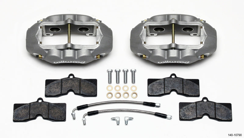 WIL D8 Brake Kit - Wilwood D8-4 Rear Caliper Kit Clear Corvette C2 / C3 65-82