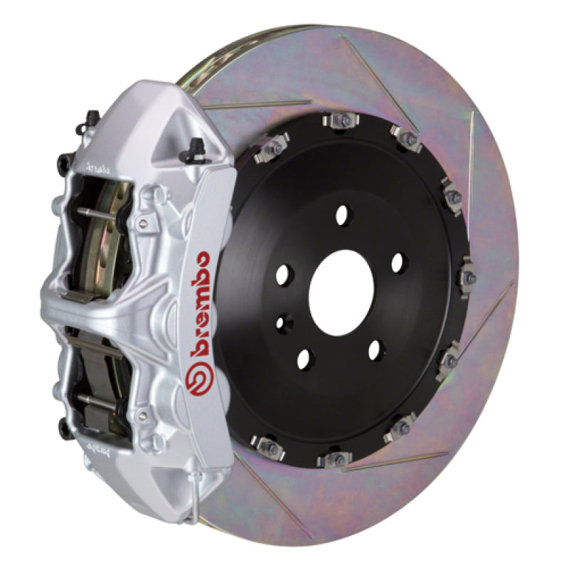 BRB Big Brake Kits - Brembo 17+ LC500/18+ LS500 Front GT BBK 6 Piston Cast 405x34 2pc Rotor Slotted Type-1-Silver