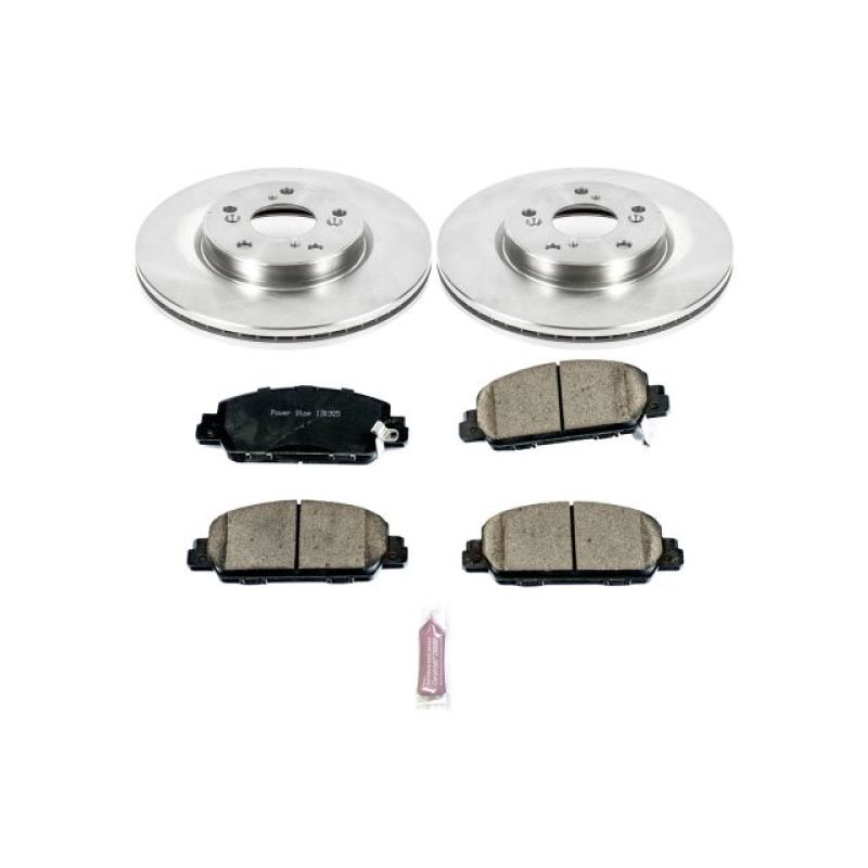 PSB Autospecialty Kit - Power Stop 13-17 Honda Accord Front Autospecialty Brake Kit