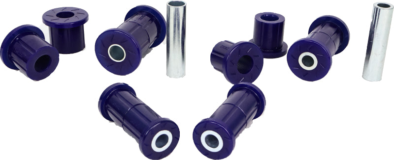 SPR Bushings - Leaf Spring - SuperPro 09-14 Ford F-150 Rear Leaf Spring & Shackle Bushing Kit