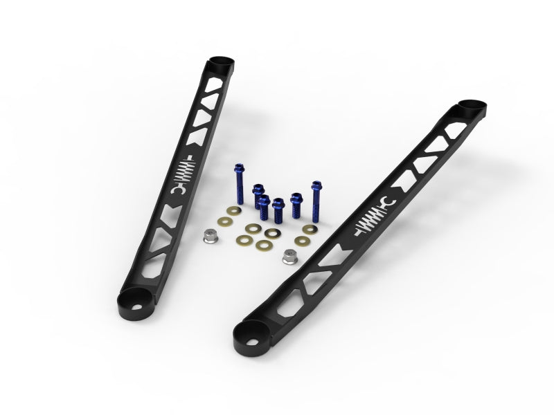 AFE Strut Braces - aFe CONTROL 304 Stainless Steel Front Suspension Strut Brace Black - Toyota GR Supra (A90) 20-21