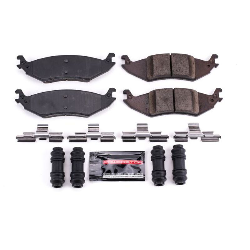 PSB Z23 Evolution Brake Pads - Power Stop 04-07 Ford E-150 Rear Z23 Evolution Sport Brake Pads w/Hardware