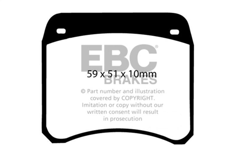 EBC Greenstuff Brake Pad Sets - EBC 63-69 Rover Mini Cooper Greenstuff Front Brake Pads
