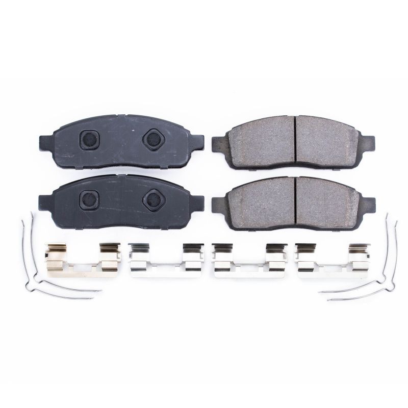 PSB Z17 Evolution Brake Pads - Power Stop 2009 Ford F-150 Front Z17 Evolution Ceramic Brake Pads w/Hardware