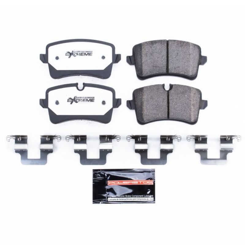 PSB Z26 Extreme Brake Pads - Power Stop 12-18 Audi A6 Rear Z26 Extreme Street Brake Pads w/Hardware