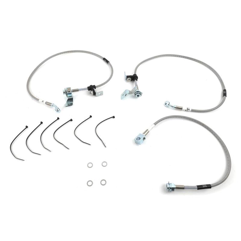 RUS Brake Line Kits - Russell Performance 94-99 Dodge Ram 1500/ 2500 4WD (with rear ABS only) Brake Line Kit