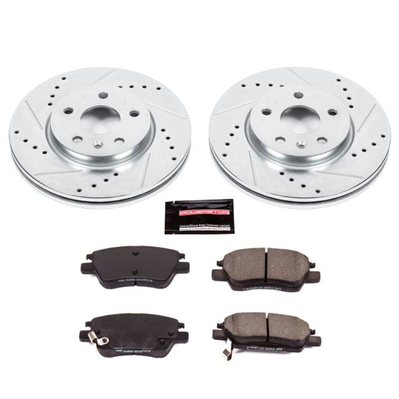 PSB Z23 Evolution Kit - Power Stop 17-19 Chevrolet Bolt EV Front Z23 Evolution Sport Brake Kit