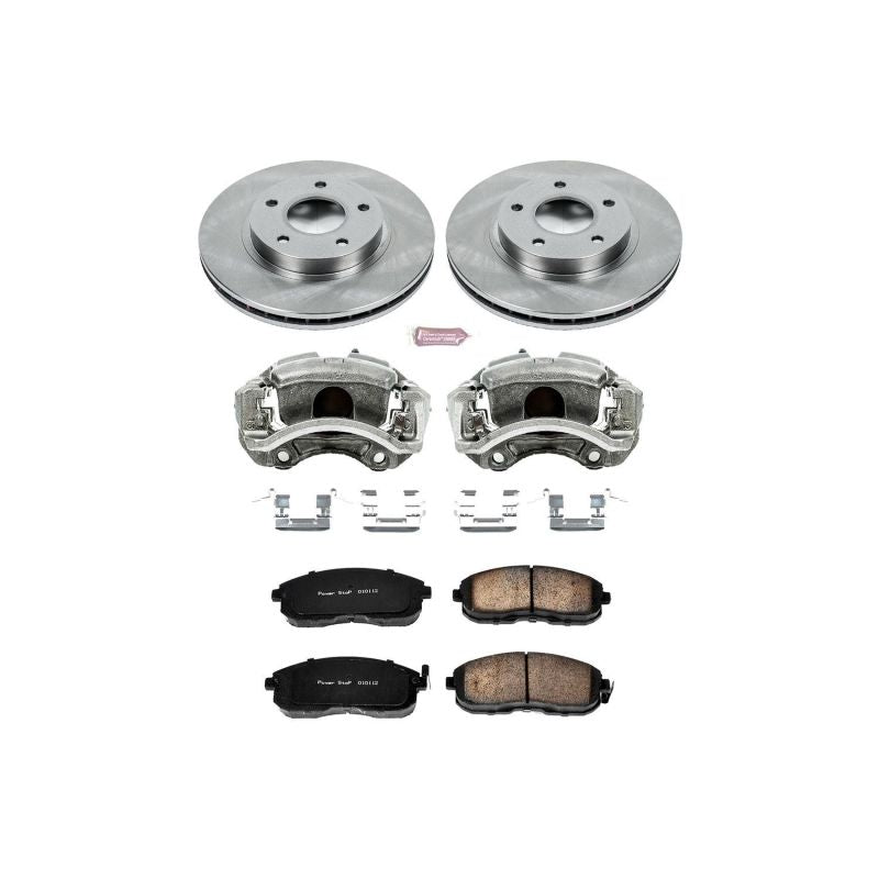 PSB Autospecialty Kit w/Cals - Power Stop 00-01 Infiniti I30 Front Autospecialty Brake Kit w/Calipers