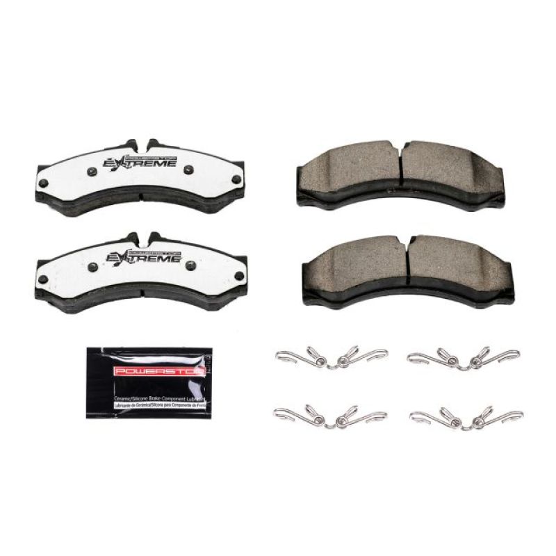 PSB Z36 Truck & Tow Brake Pads - Power Stop 03-06 Dodge Sprinter 2500 Front/Rear Z36 Truck & Tow Brake Pad w/Hardware