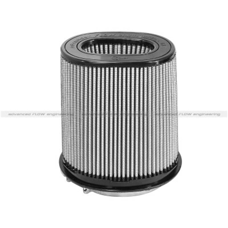 AFE Universal Pro Dry S Filter - aFe Magnum FLOW Pro DRY S Air Filter 6.75x4.75 Flange 8.25x6.25 Base (Mt2) 7.25x5 Top 8.5 Height