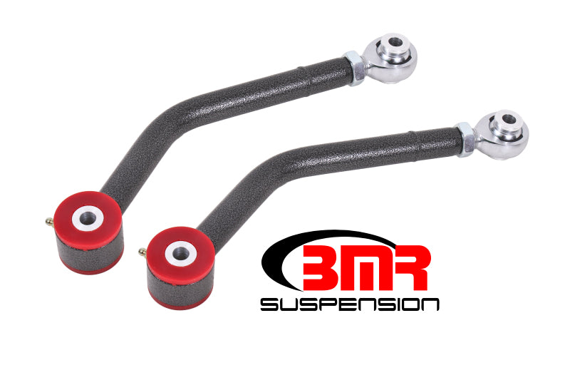 BMR Control Arms - BMR 08-17 Challenger Upper Control Arms Single Adj. Rod Ends (Polyurethane) - Black Hammertone