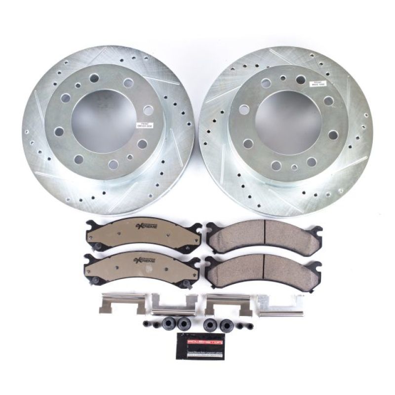 PSB Z36 Truck & Tow Kit - Power Stop 02-04 Chevrolet Avalanche 2500 Front Z36 Truck & Tow Brake Kit
