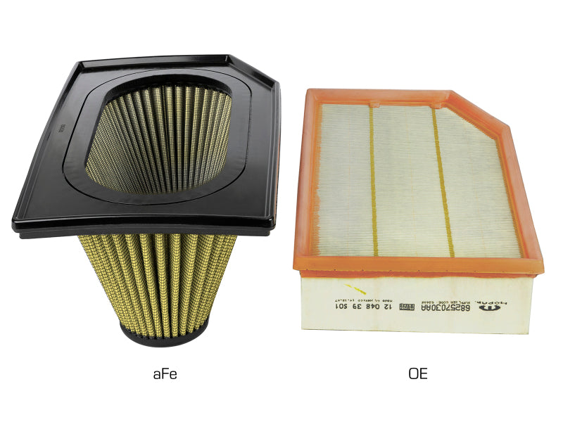 AFE Quantum Intakes - aFe Magnum FLOW Pro Guard7 Inverted Replacement Air Filter 18-19 Jeep Wrangler (JL) I4-2.0L(t)