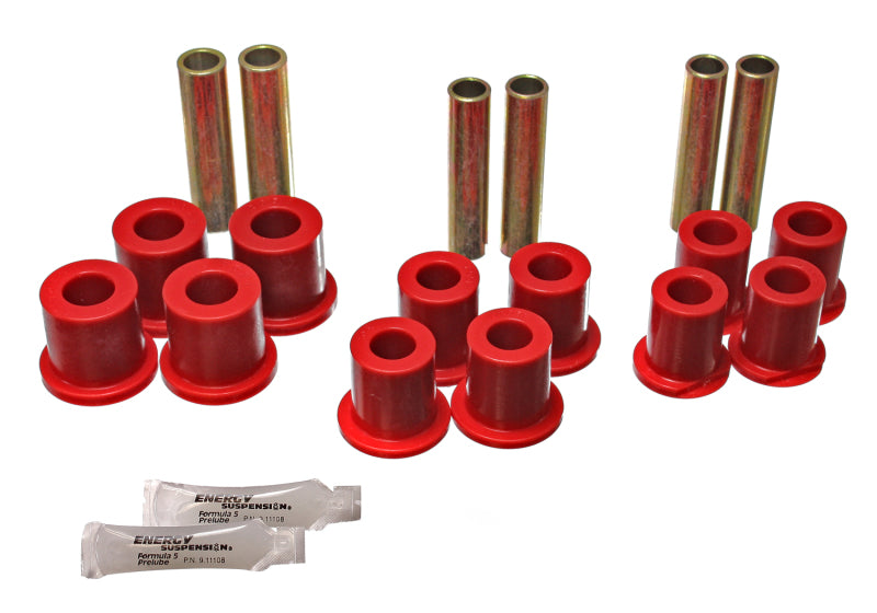 ES Spring/Shackle Bush - Red - Energy Suspension Spring Bushings - Red