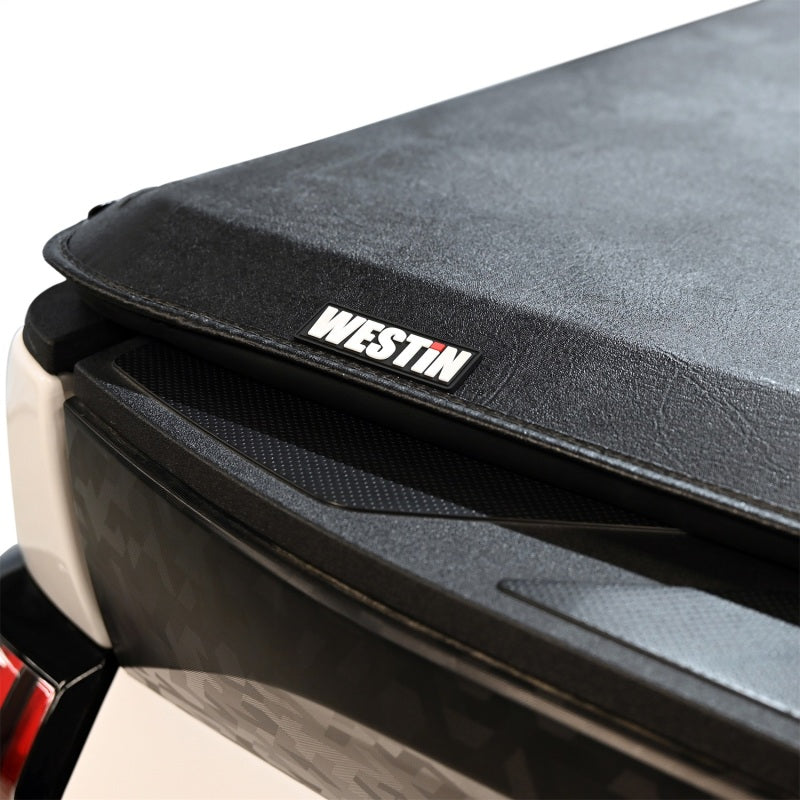WES Soft Roll Tonneau Covers - Westin 22-24 Toyota Tundra 5.5ft. Bed Soft Roll Tonneau Cover - Black