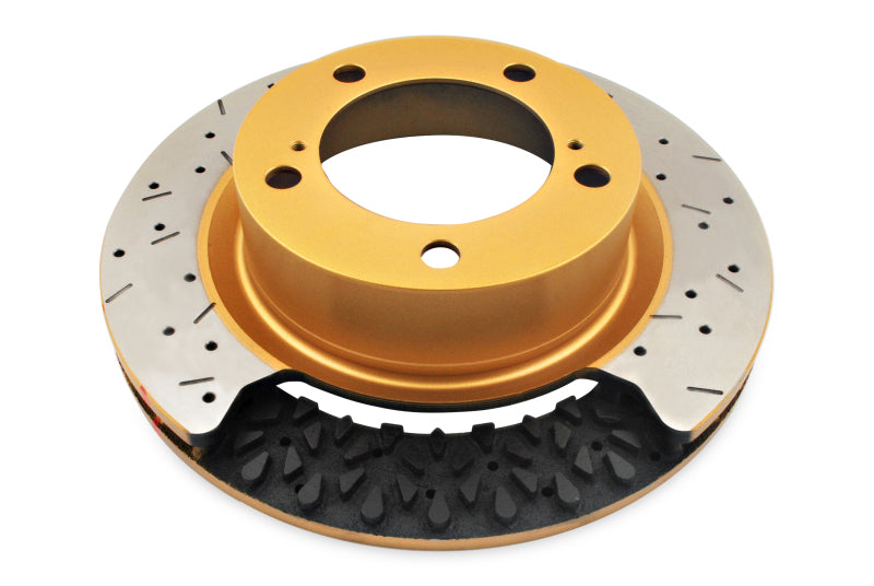 DBA Street Slot&Drill Rotors - DBA 06+ MX-5 Miata Front Drilled & Slotted Street Series Rotor