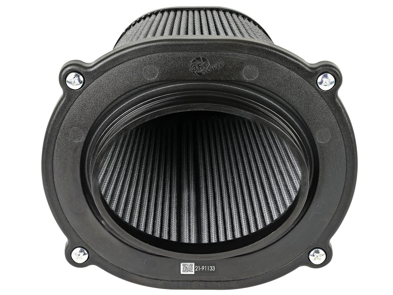 AFE Quantum Intakes - aFe Quantum Pro DRY S Air Filter Inverted Top - 5.5inx4.25in Flange x 9in Height - Dry PDS