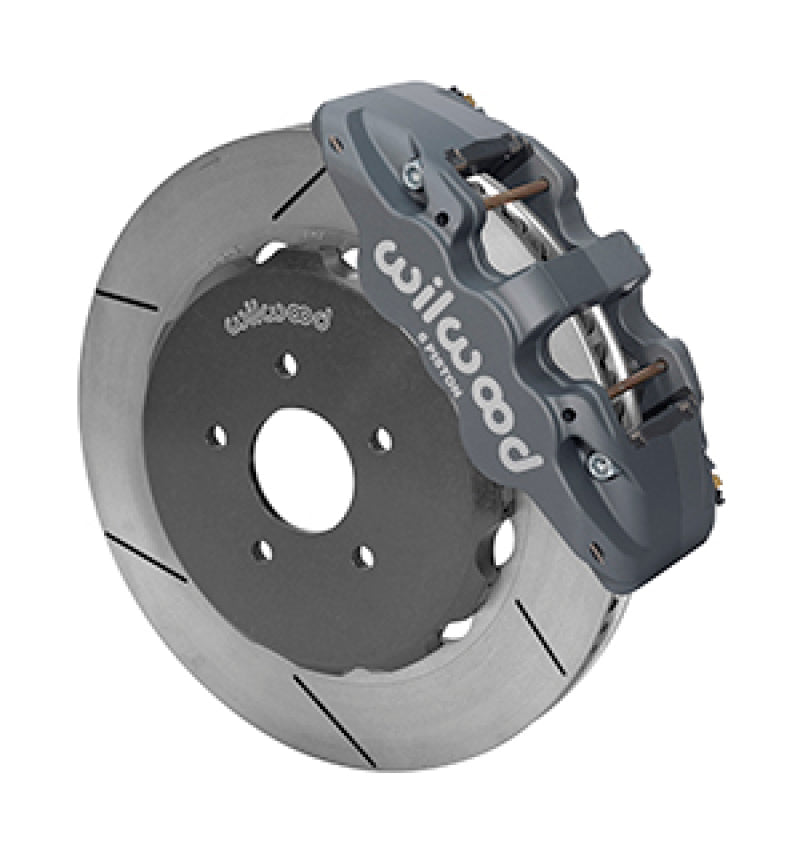 WIL Aero Brake Kit - Wilwood AERO6 Front Kit 14.00 Slotted 09-13 Nissan 370Z w/Lines