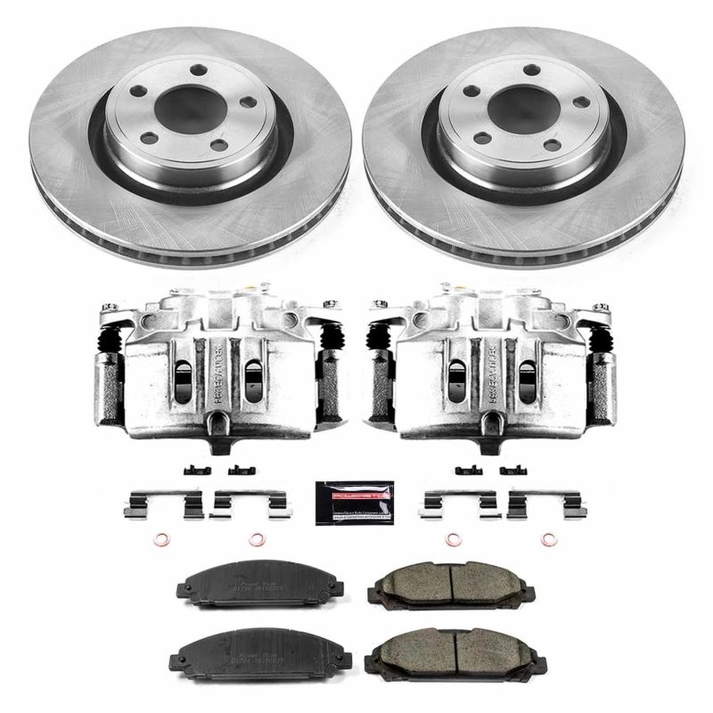 PSB Autospecialty Caliper - Power Stop 15-20 Ford Mustang Front Autospecialty Kit w/Cals