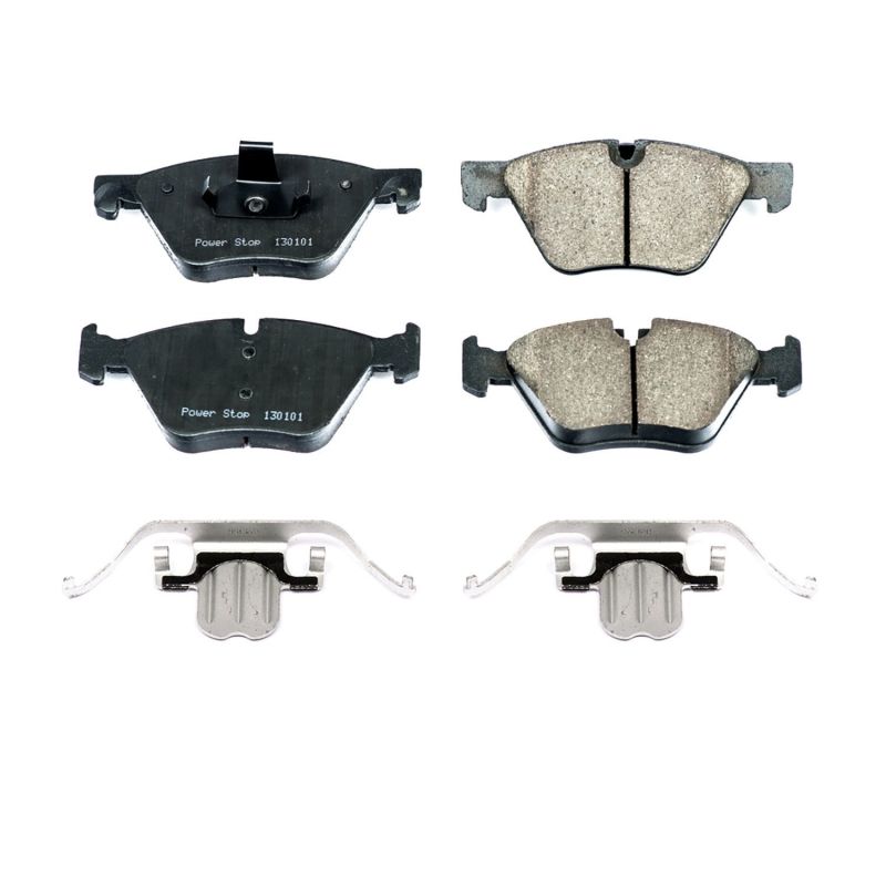 PSB Z17 Evolution Brake Pads - Power Stop 11-16 BMW 528i Front Z17 Evolution Ceramic Brake Pads w/Hardware