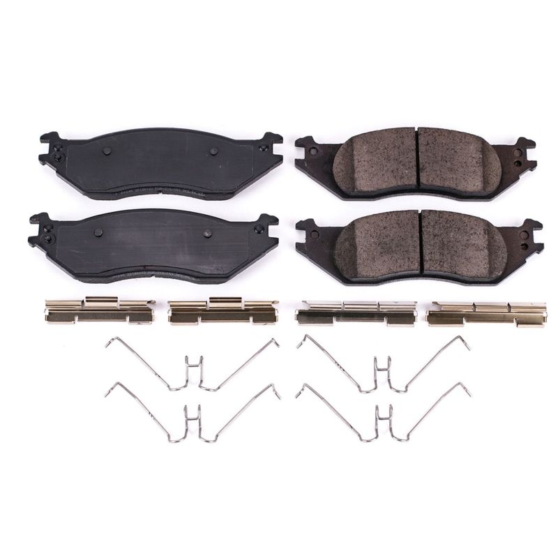 PSB Z17 Evolution Brake Pads - Power Stop 04-06 Ford E-150 Front Z17 Evolution Ceramic Brake Pads w/Hardware