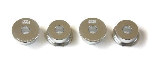 BX Steering Rack Bushings - BLOX Racing Honda S2000 Steering Rack Rigid Bushing Kit - Silver