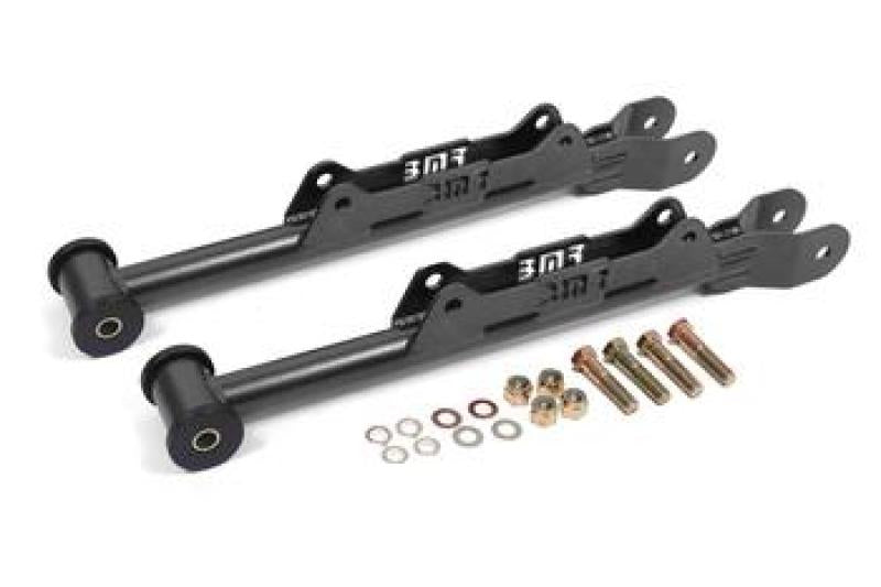 BMR Control Arms - BMR 2010-2015 Chevrolet Camaro Rear DOM Lower Control Arms - Black Hammertone