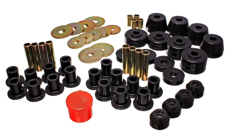 ES Hyper-Flex Sets - Black - Energy Suspension 72-85 Dodge/Plymouth 1/2 & 3/4 Ton S/C Pickup Black Hyper-Flex Master Bushing Set