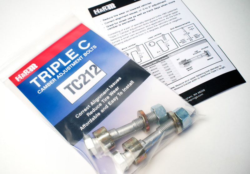 HR Triple C Adjusters - H&R TC116 Triple Camber Adjustment Bolts - 16mm
