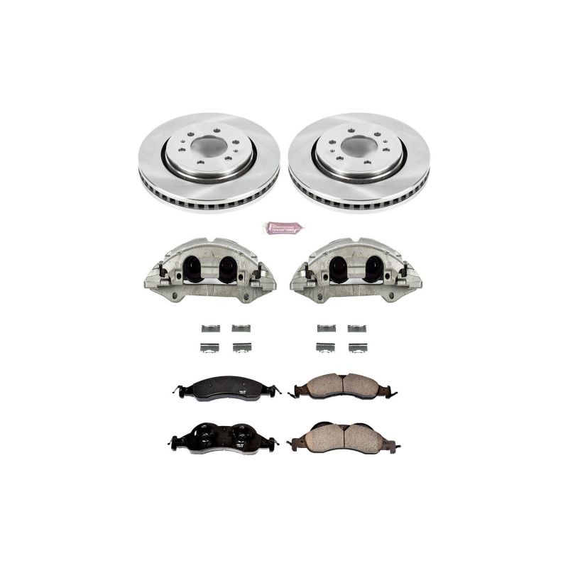 PSB Autospecialty Caliper - Power Stop 07-09 Lincoln Navigator Front Autospecialty Kit w/Cals