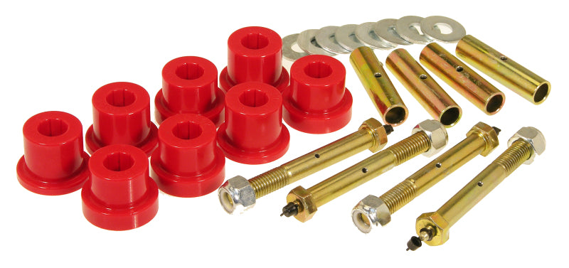 PRO Spring/Shackle Bush- Red - Prothane 76-86 Jeep CJ5/7/8 Front & Rear Main Spring Eye Bushings - Red